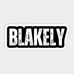 Blakely Name Gift Birthday Holiday Anniversary Sticker